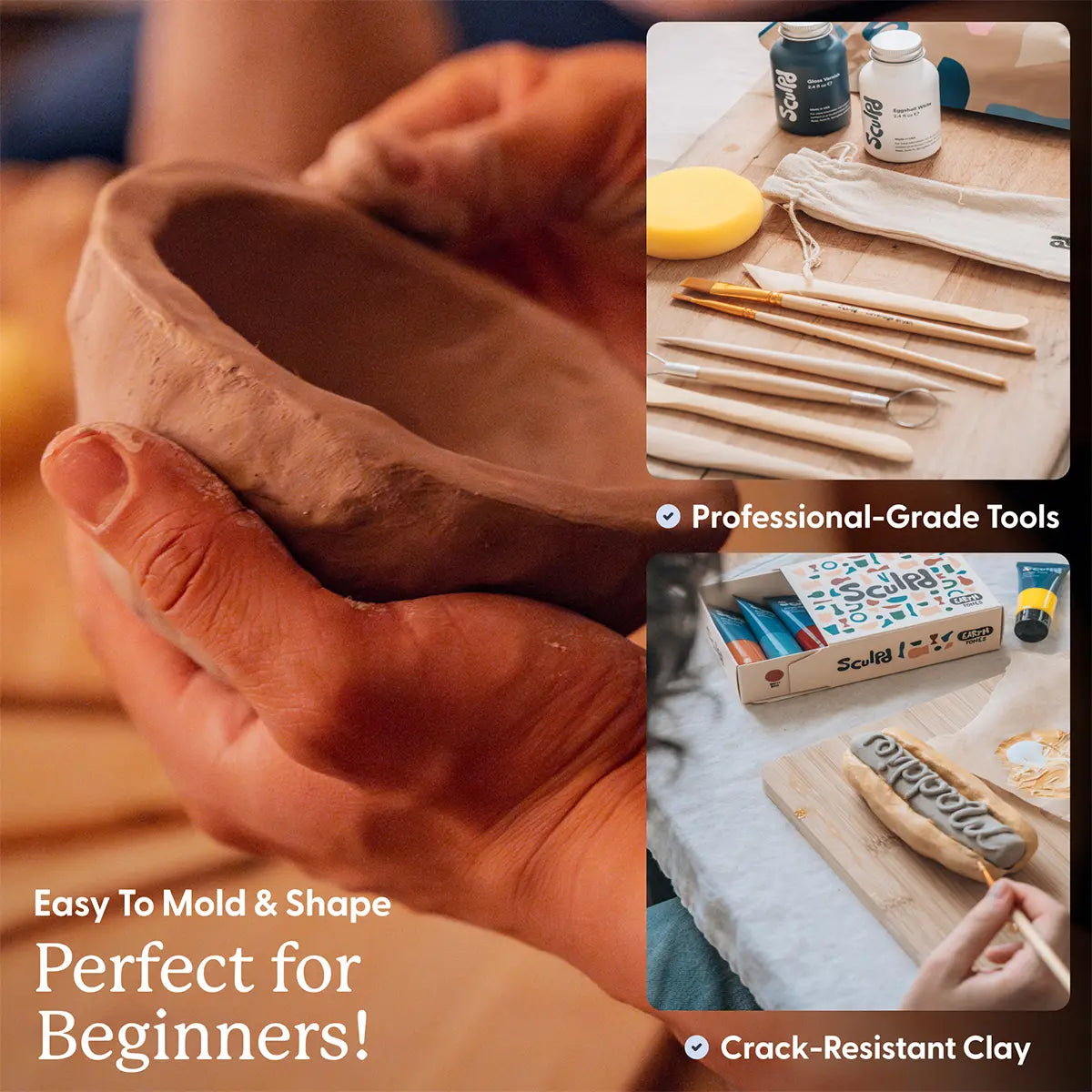 Sculpd Pottery Kit