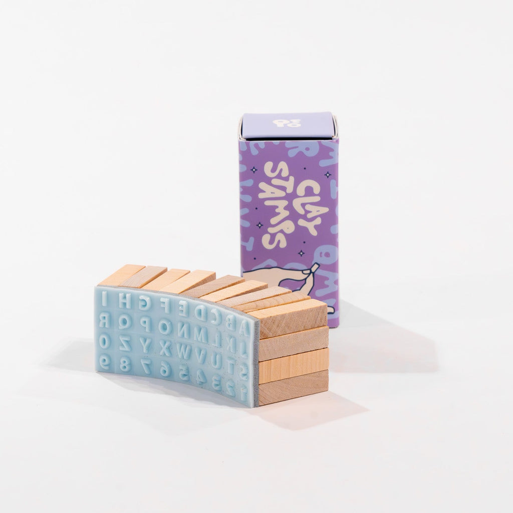 Clay Letter Stamp Sets