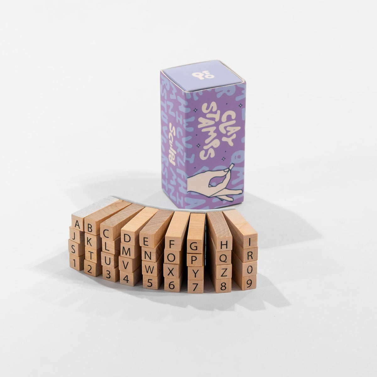 Clay Letter Stamp Sets