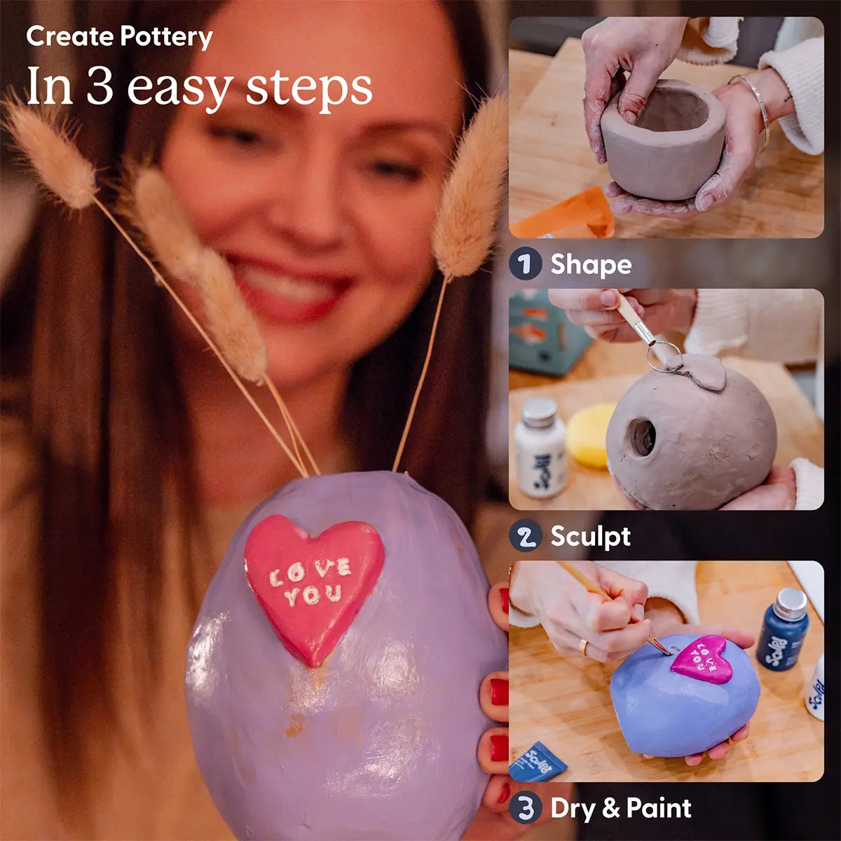 Sculpd Pottery Kit